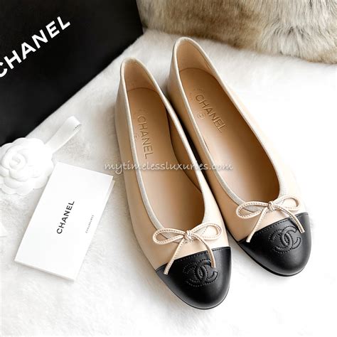 chanel ballerina shoes ebay|Chanel ballerina flat shoes size.